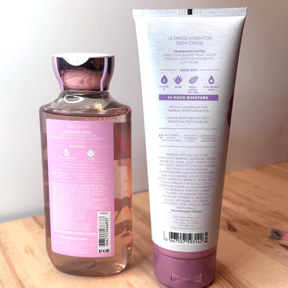Bath & Body Works Sweet Pea Body Wash and Lotion - Picture 2 of 6